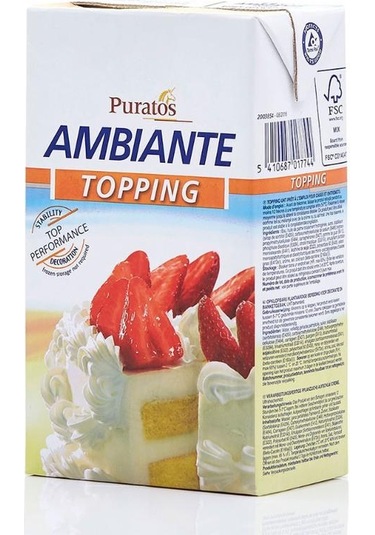 Puratos Ambiante Şekerli Sıvı Şanti 1 L