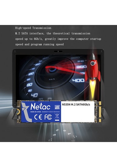 Youtek Netac N535n 128gb M.2 2280 Sata Ssd: 6gb/s Hızlı Transfer, Trım Desteği, Ecc Hata Düzeltme İle Bilgisayar Performansını Artırır