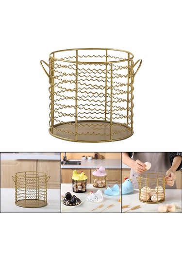 Suntek Vintage Tel Sepet Kulplu Yumurta Çiftlik Tarzı Depolama Stil 2 Diğer