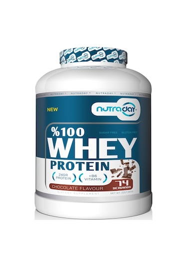Whey Protein 2257 Gr Çikolata Aromalı Protein Tozu 24 Gram Protein 74 Servis