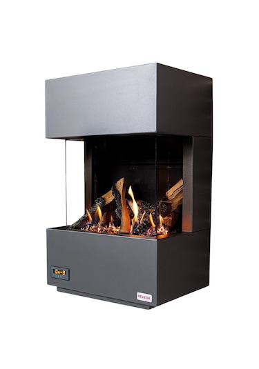 Revega H50ab Uzaktan Kumandalı Hermetik Doğalgazlı Şömine Soba