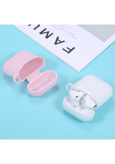 Universal, Kancalı Pembe Kulaklık Koruyucu Kılıf