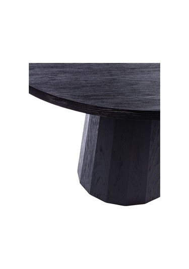 Odessa Ahşap Masa 120x120 Siyah