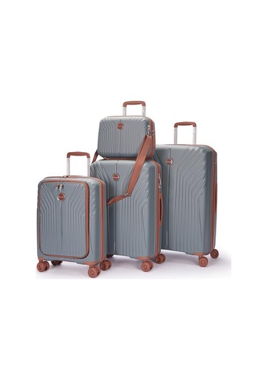 Benetton Trolley Valiz Antrasit Büyük Boy 14bnt8010-01-ant Antrasit