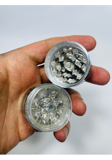 Plastik Pil Modeli 3Parça Grinder Tutun Öğütücü//42mm