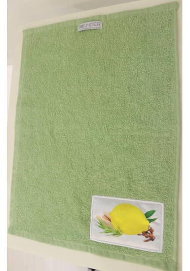 Limon Nakışlı Mutfak Havlusu & Kurulama Bezi %100 Pamuklu