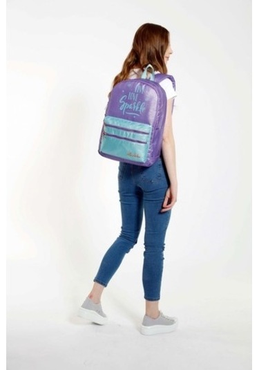 Kaukko Sparklesırt Çantası Dublekoyu Lila Krn-k1571