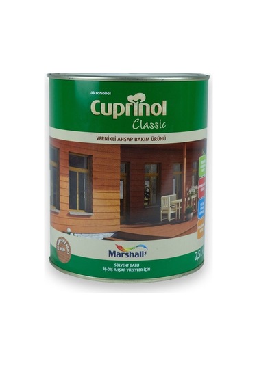 Cuprinol Vernikli Ahşap Bakım Ürünü Klasik Ceviz Ağacı 2,5 L