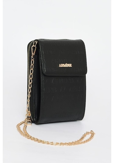 Armine 266 Cüzdan Siyah Lazer Kadın Çanta Siyah