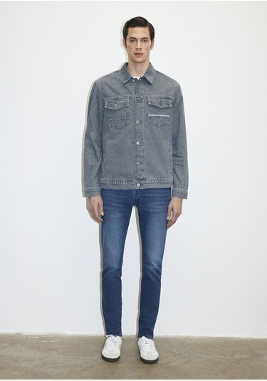 Mavi Erkek Loran Cloudy Grey Premium Blue 0110003-86615 Gri