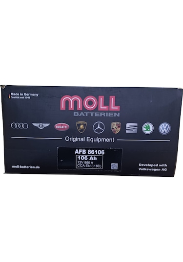 Moll 106 Ah. 950a En Afb. Üretim Tarihi: 2025