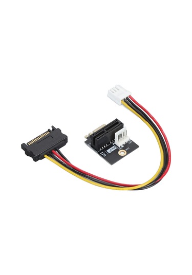 Yuntech01 M.2 Ngff Anahtar A/a+e/e'den Pcı-e 1x'e Dönüştürücü Adaptörü - 5v/12v Güç Kaynağı, Pcıe Kart Desteği, Çoklu İşletim Sistemi Desteği