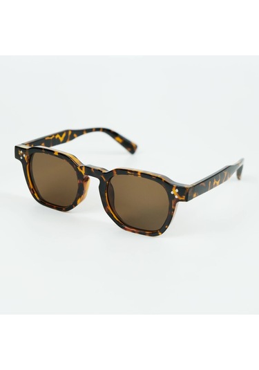 Filipe Leopar Unisex Güneş Gözlüğü Kahverengi