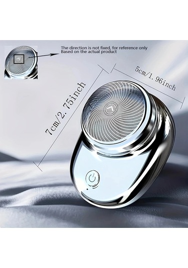 1 Adet Elektrikli Tıraş Makinesi Şarj Mini Cep Seyahat Jilet 3 saat