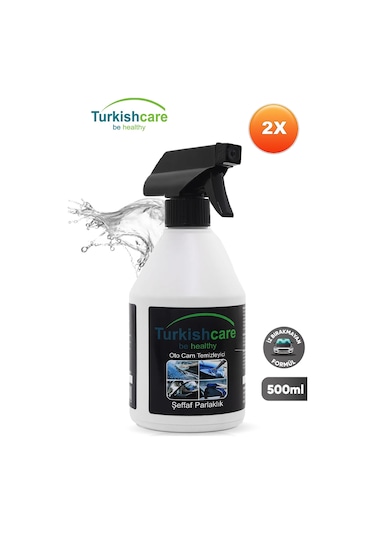 Oto Cam Temizleyici 500 Ml. İkili Set