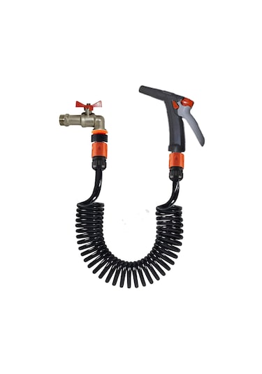 Plasyay Spiral Sulama Musluk Adaptörlü Fiskiye Başlıklı 3.5 M Si