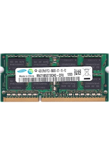 Samsung M471B5273CH0-CF8 4 GB DDR3 1066 MHz CL7 Notebook Ram