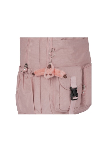 Relaxion Suya Dayanıklı Klinkır Kumaş 9 Bölmeli Geniş Hacimli Okul Günlük Spor Seyahat Sırt Çantası Pudra