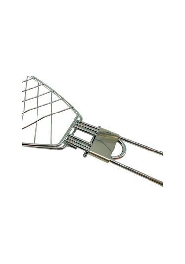 Dooman Paslanmaz Çelik Balık Izgara Teli Ahşap Saplı 30x13 Cm Izgara Alanı - 318g