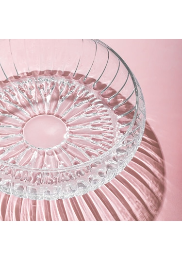 Porsima Ryg7045 El Yapımı Büyük Boy Cam Salata Kasesi Şeffaf