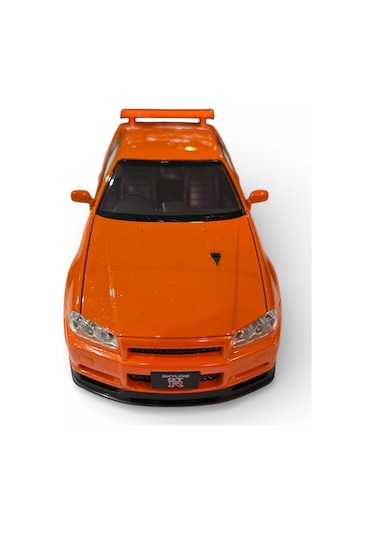 Hobbiez World 1/24 Nissan Gtr R34 - Orange