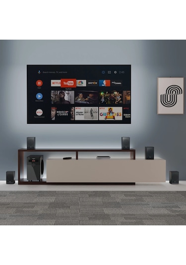 Mıkado Md-582bt, 110w, 5+1, Masaüstü, Usb/sd/fm/bluetooth, Siyah Kasa, Ev Sinema Sistemi