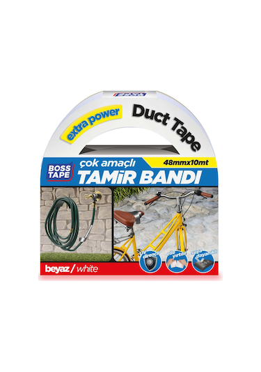 Duct Tape Tamir Bandı Beyaz - 48Mmx10Mt