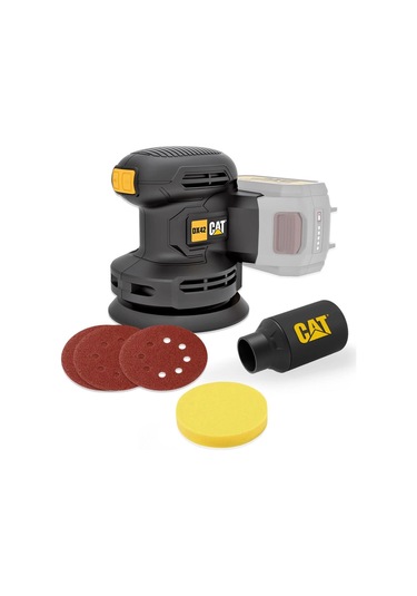 Cat Dx42b 18volt 125mm Profesyonel Devir Ayarlı Eksantrik Zımpara Akü Dahil Değildir
