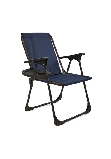 Natura Kamp Sandalyesi Bardaklıklı - Lacivert
