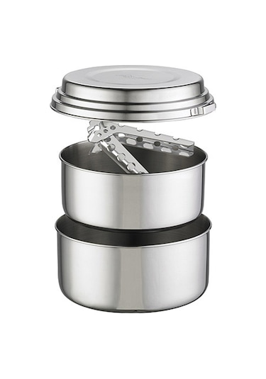 Msr Alpine 2 Pot Set Yemek Seti Gümüş Gümüş Çok Renkli
