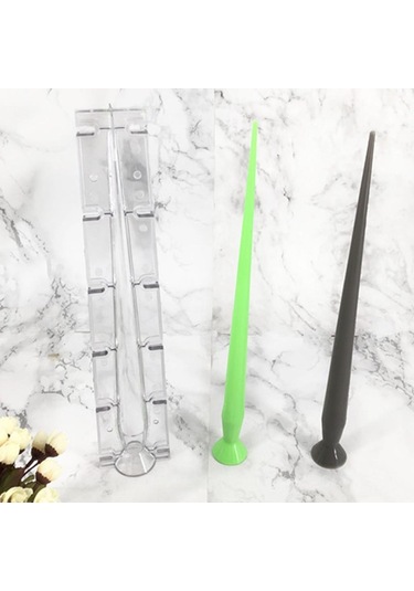 Suntek Plastik Şeffaf Mum Kalıpları İnce Konik Sabun Kalıp