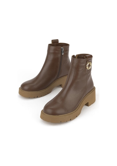 Ziya, Kadın Hakiki Deri Bot 1531030z2593 Taba 1531030z2593 320 Taba