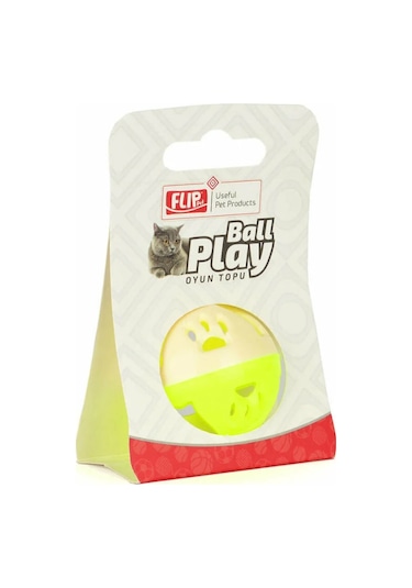 Flip Zilli Kedi Top Oyuncağı Çok Renkli