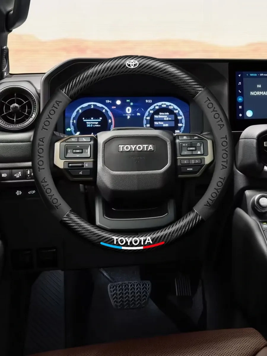 Kitsy Toyota Corolla Camry Land Cruiser İçin Direksiyon Kılıfı 302381032 Siyah