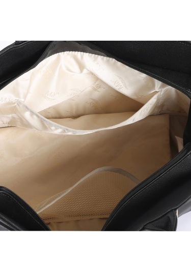 M&y Juno Deri Anne Bebek Bakım Çantası 7281 Siyah