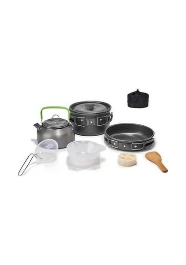 Ulzyvf Taşınabilir Skycıty Siyah Seyahat Çantası Pişirme Piknik Kamp Kızartma Aksesuarları - Yb Siyah Siyah