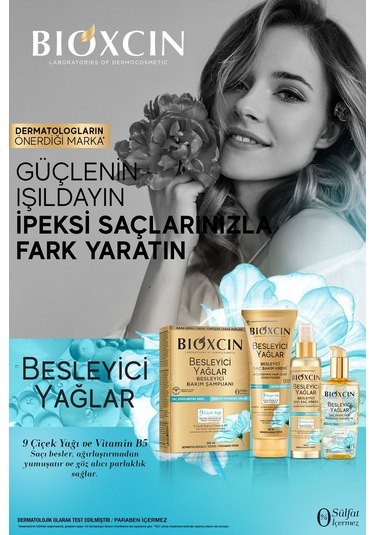 Bioxcin Besleyici Yağlar Bakım Saç Kremi 250 Ml - Sülfatsız, Kuru Ve Yıpranmış Saçlar Saç Dökülme Karşıtı