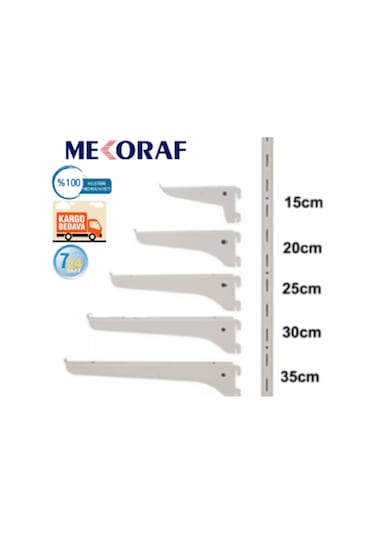 Mekoraf Mekoraf Duvara Monte Profil Destekleri 15 20 25 30 35 Cm