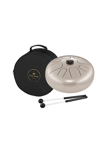 Meinl Sonic Energy Std4pg Steel G-minor 12'' Tongue Drum Pearl Grey