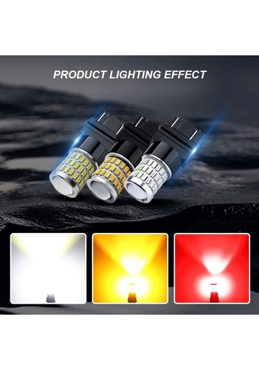 Besthome1 2 Adet 3157 Led Tekerlek Işığı - 54smd+3smd, 9-30v, 360 Aydınlatma, Fren/arka Park/ıçin