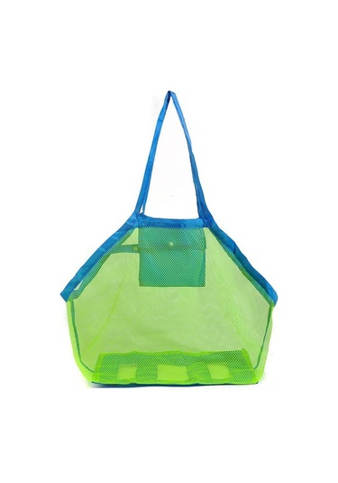 Didadodo Katlanır Plaj Çantası Çocuk Oyuncak Saklama Torbası - Geniş Ağ Yapılı, Dayanıklı Yeşil Yeşil