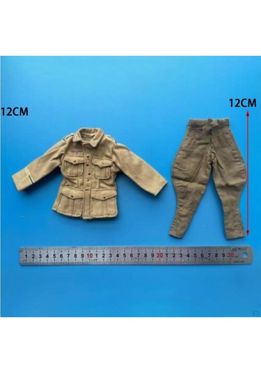 1/6 Asker Ceket Ve Pantolon Kıyafetler Üniforma Seti