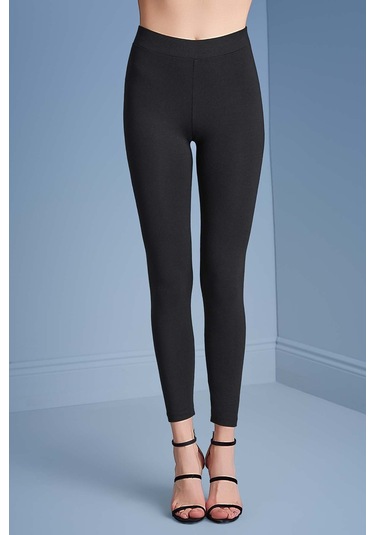 Dar Paça Siyah Penye Tayt SiYAH