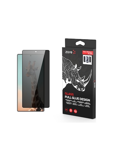 Galaxy S25 Ultra Zore Rika Premium Privacy Temperli Cam Ekran Koruyucu