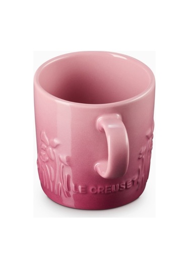 Le Creuset Jardin Çiçek Desenli Seramik Kupa Rose Quartz