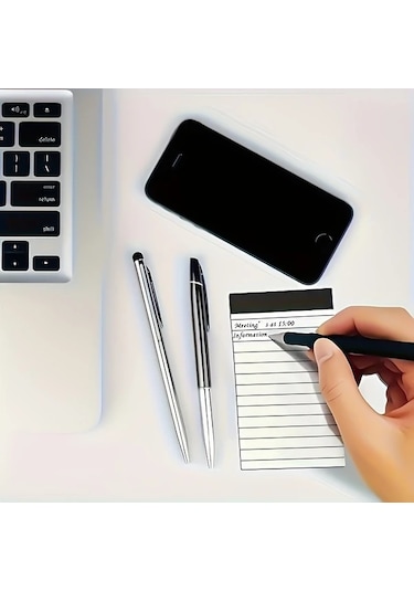 Elmpaly 10 Adet Beyaz Not Defteri 3x5 İnç 30 Yaprak Okul Ofis Yazı Defteri