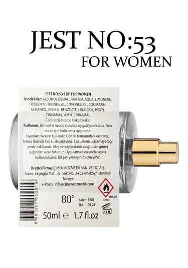 Jest No:53 Edp For Women