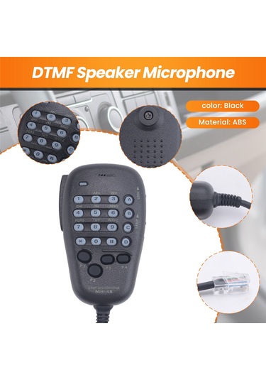 Yaesu Mh-48 Mh-48a6j Dtmf Hoparlör Mikrofonu İçin Hoparlör