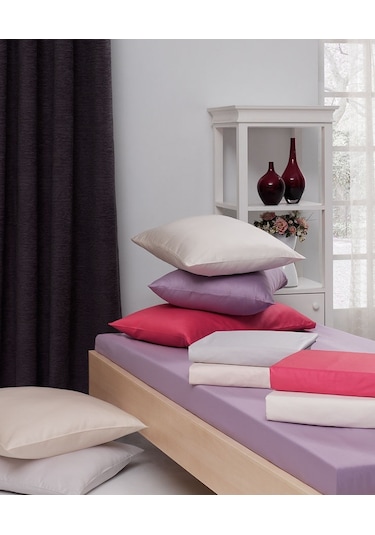 Menderes Home Lanotte Saten Tek Kişilik Fitted+yastık Düzboya Orkide