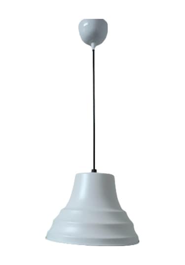 Dylight Retro Metal Dekoratif Sarkıt Avize Beyaz Içi Beyaz Kafe M